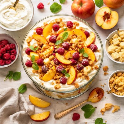 Image of Peach Trifle