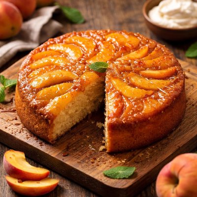 Image of Peach Upside Down Cake