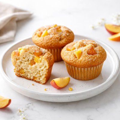 Image of Peach Yogurt Muffins