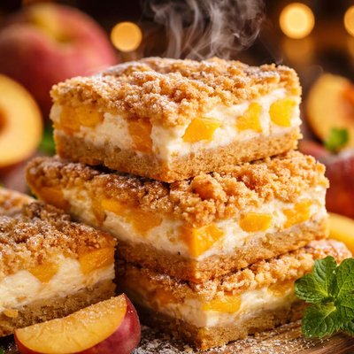 Image of Peaches and Cream Bars