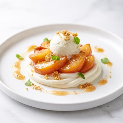 Image of Peaches and Cream Delight