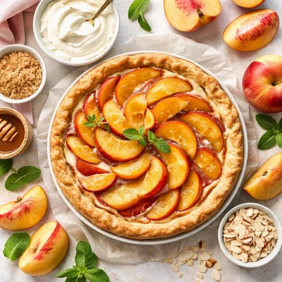 Image of Peaches and Cream Pie