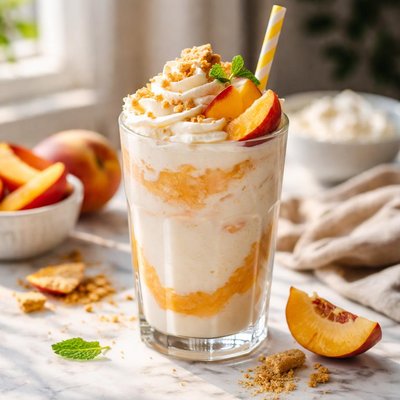 Image of Peaches Cream Milk Shake