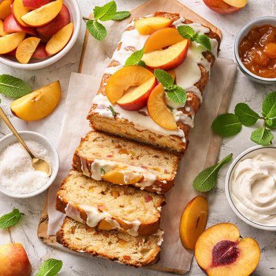 Image of Peaches N Cream Pound Cake