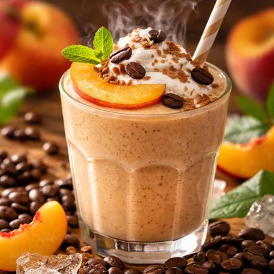 Image of Peachy Coffee Smoothie