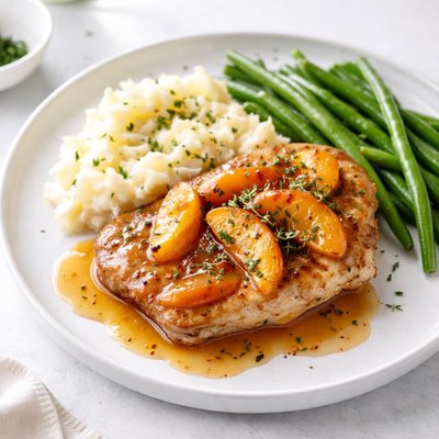 Image of Peachy Crock Pot Pork Chops