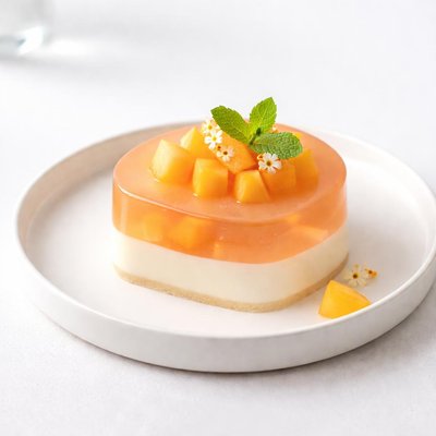 Image of Peachy Good Jello Dessert