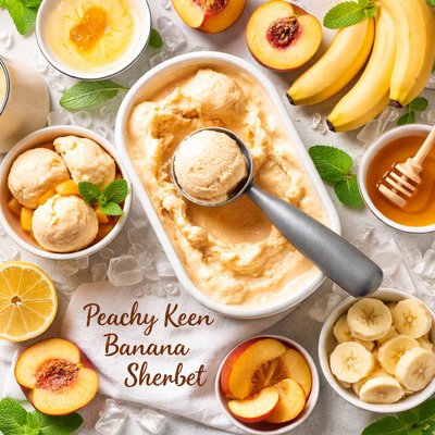 Image of Peachy Keen Banana Sherbet