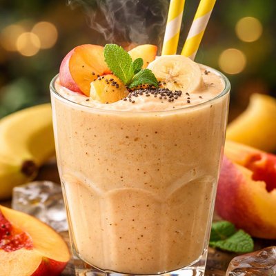 Image of Peachy Keen Banana Smoothie
