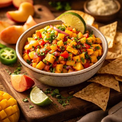 Image of Peachy Mango Salsa