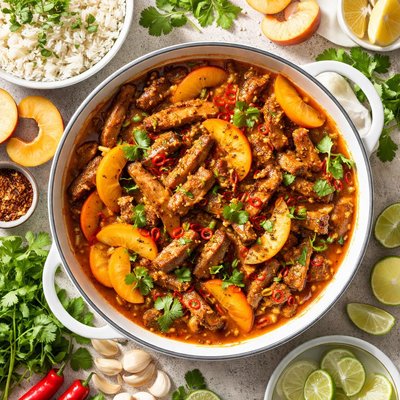 Image of Peachy Pork Picante