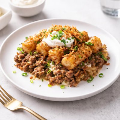 Image of Peaked and Tweaked Tater Tot Casserole