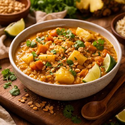 Image of Peanut and Pineapple Curry