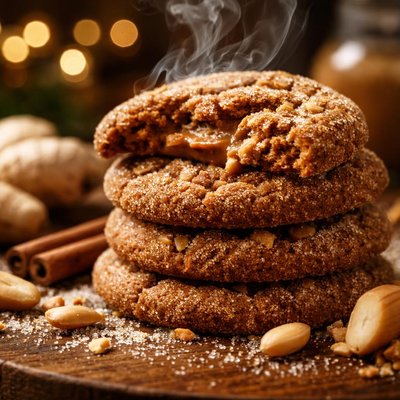 Image of Peanut Better Gingersnap Cookies