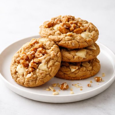 Image of Peanut Brittle White Chocolate Cookies