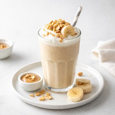 Image of Peanut Butter and Banana Milkshake