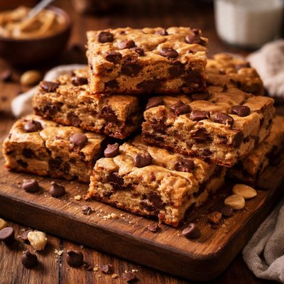 Image of Peanut Butter and Chocolate Chip Bars