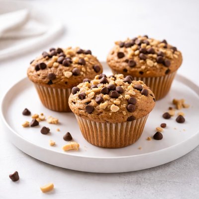 Image of Peanut Butter and Chocolate Chip Muffins