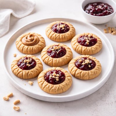 Image of Peanut Butter and Jelly Cookies