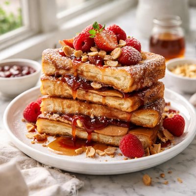 Image of Peanut Butter and Jelly French Toast