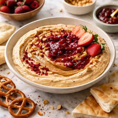 Image of Peanut Butter and Jelly Hummus