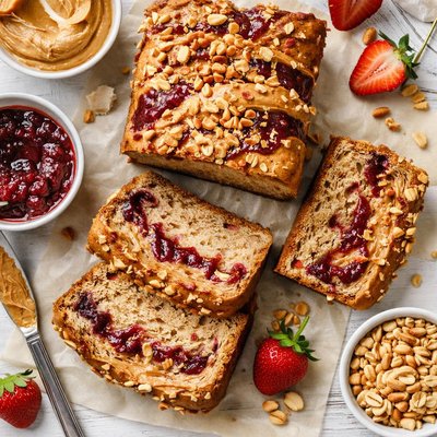 Image of Peanut Butter and Jelly Loaf