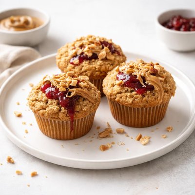 Image of Peanut Butter and Jelly Muffins