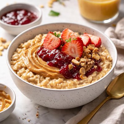 Image of Peanut Butter and Jelly Oatmeal