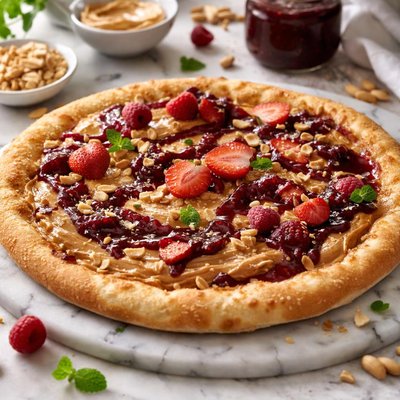 Image of Peanut Butter and Jelly Pizza