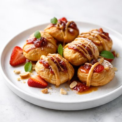 Image of Peanut Butter and Jelly Puffs for Small and Big Kids