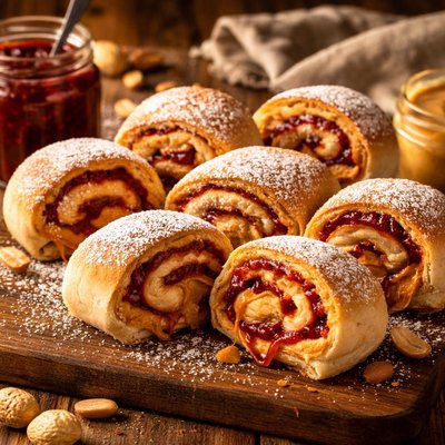 Image of Peanut Butter and Jelly Rolls