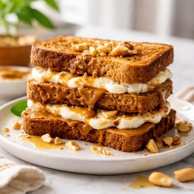 Image of Peanut Butter and Miracle Whip Sandwich