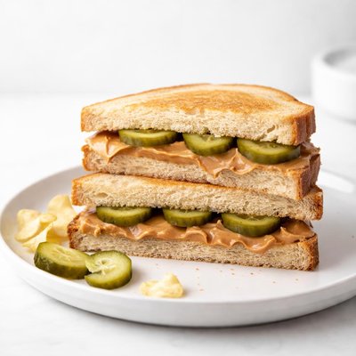 Image of Peanut Butter and Pickle Sandwich