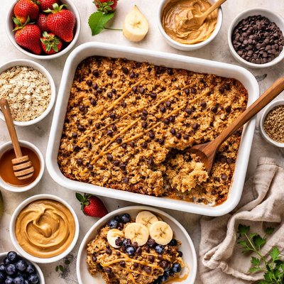 Image of Peanut Butter Baked Oatmeal
