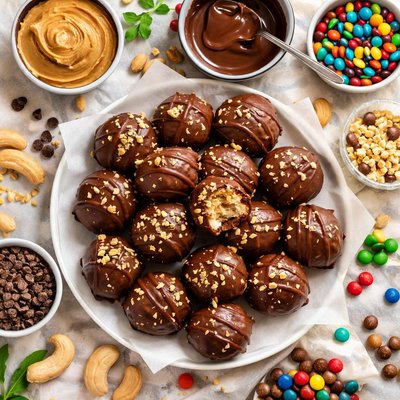 Image of Peanut Butter Balls Paula Deen