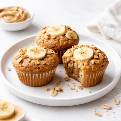 Image of Peanut Butter Banana Muffins