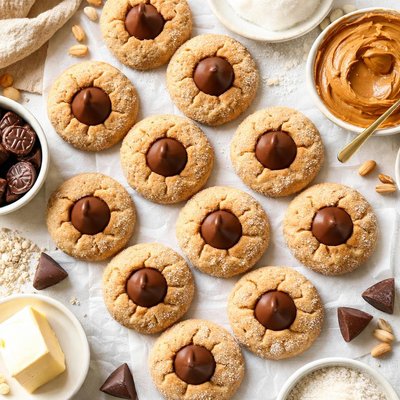 Image of Peanut Butter Blossom Cookies
