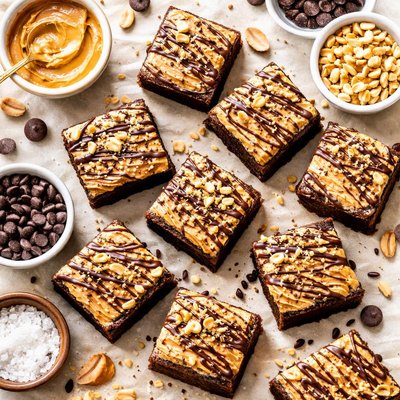 Image of Peanut Butter Brownie Bars