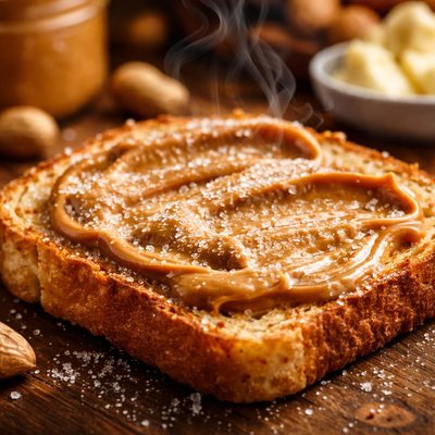 Image of Peanut Butter Butter and Sugar Toast
