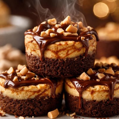 Image of Peanut Butter Cheesecake Brownie Babies