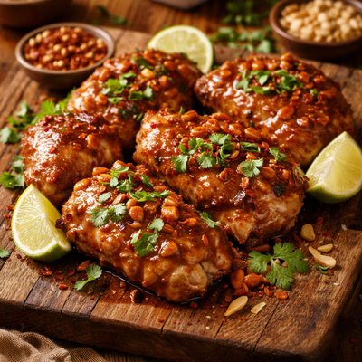 Image of Peanut Butter Chile Chicken
