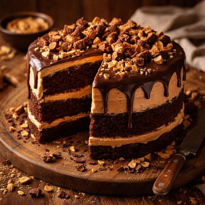 Image of Peanut Butter Chocolate Cake