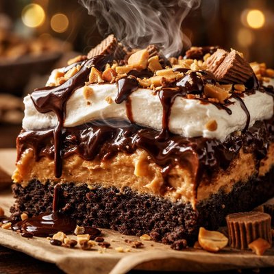 Image of Peanut Butter Chocolate Mud Pie