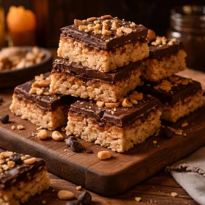 Image of Peanut Butter Chocolate Rice Krispie Treats