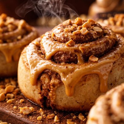 Image of Peanut Butter Cinnamon Rolls