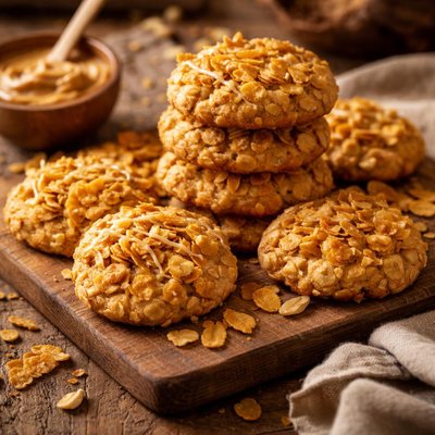 Image of Peanut Butter Corn Flakes Cookies