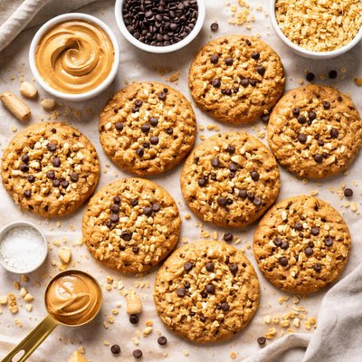 Image of Peanut Butter Crispy Cookies