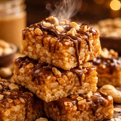 Image of Peanut Butter Crunch Squares