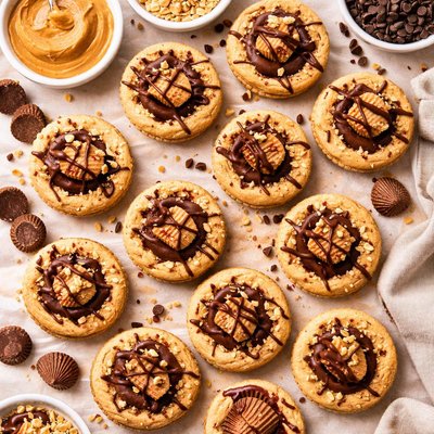 Image of Peanut Butter Cup Cookies Tarts