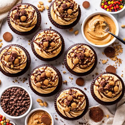 Image of Peanut Butter Cup Cupcakes